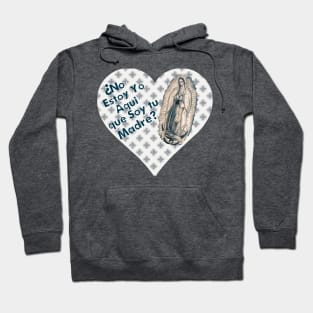 Spanish Our Lady of Guadalupe Virgin Mary Sepia Hoodie